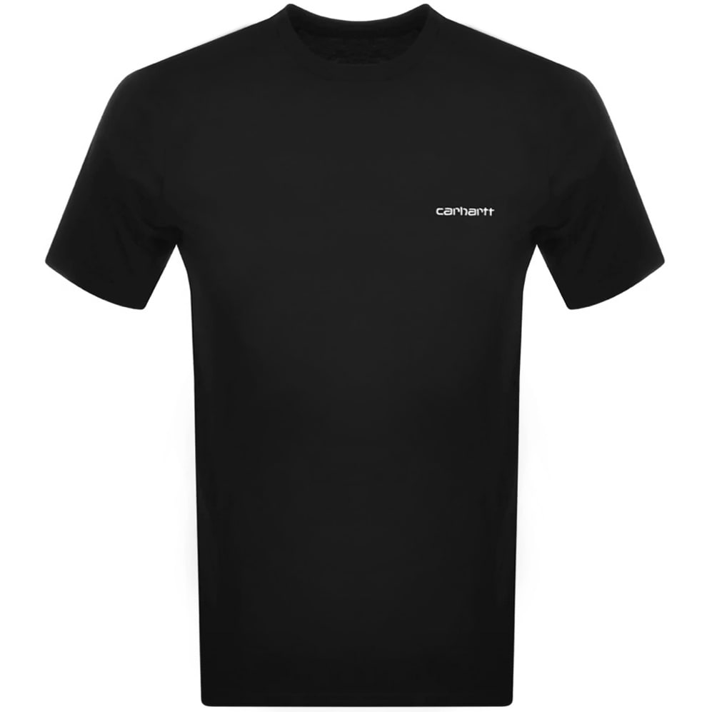 Alternative Image for ProductCarhartt Script Short Sleeved T Shirt Black1